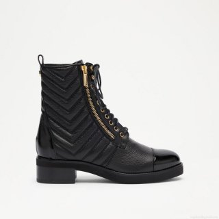 Russell & Bromley LANGDON Chevron Combat Boot