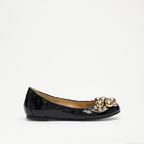 Russell & Bromley BUBBLING Embellished Stretch Ballerina