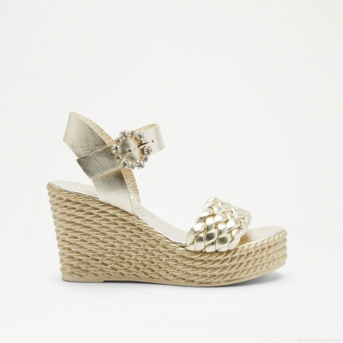 Russell & Bromley AUSTIN Gem Buckle Wedge