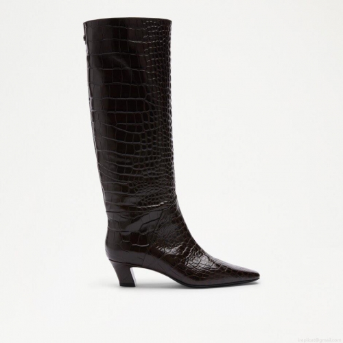 Russell & Bromley SLICK Heeled Knee-High Boot