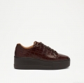 Russell & Bromley PARK CORD Lace Up Flatform Trainer