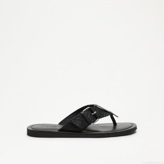 Russell & Bromley BUCKLE UP Toe-Post Buckle Sandal