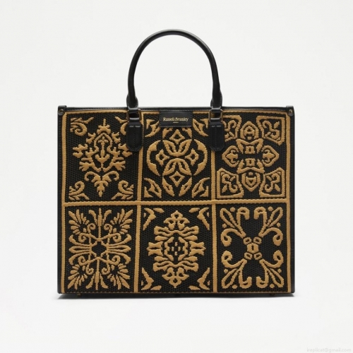 Russell & Bromley GEMINI Woven Shopper Tote